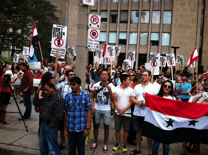 Toronto Activists Oppose US Strike on Syria