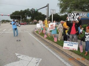 Melbourne, FL Peace Activists Oppose Invasion of Syria