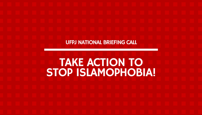 LISTEN: National Briefing Call on Confronting Islamophobia