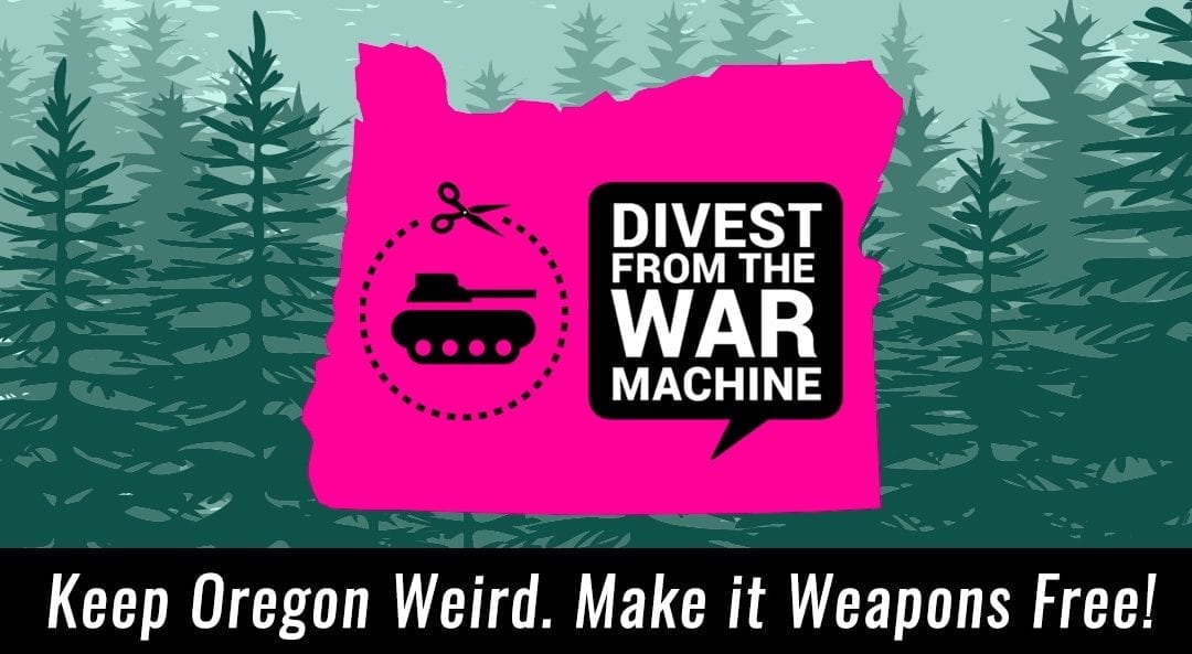 Oregonians: We’re talking about ending war.