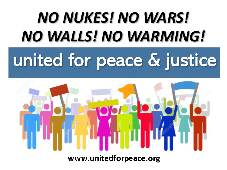 United for Peace & Justice Calls for a New Foreign Policy