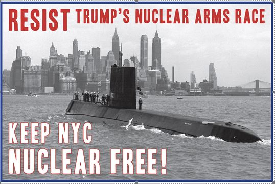 Keep NYC Nuclear Free! Historic Hearing on Nuclear Disarmament  January 28