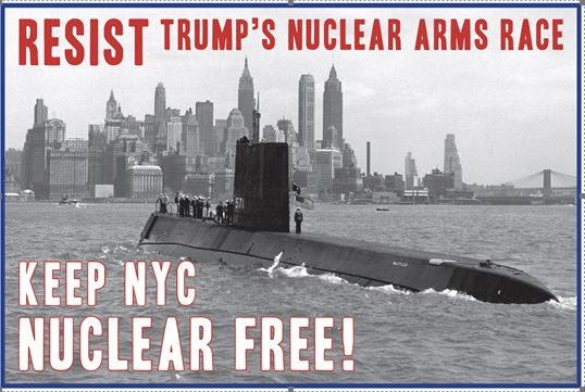 Keep NYC Nuclear Free! Historic Hearing on Nuclear Disarmament  January 28