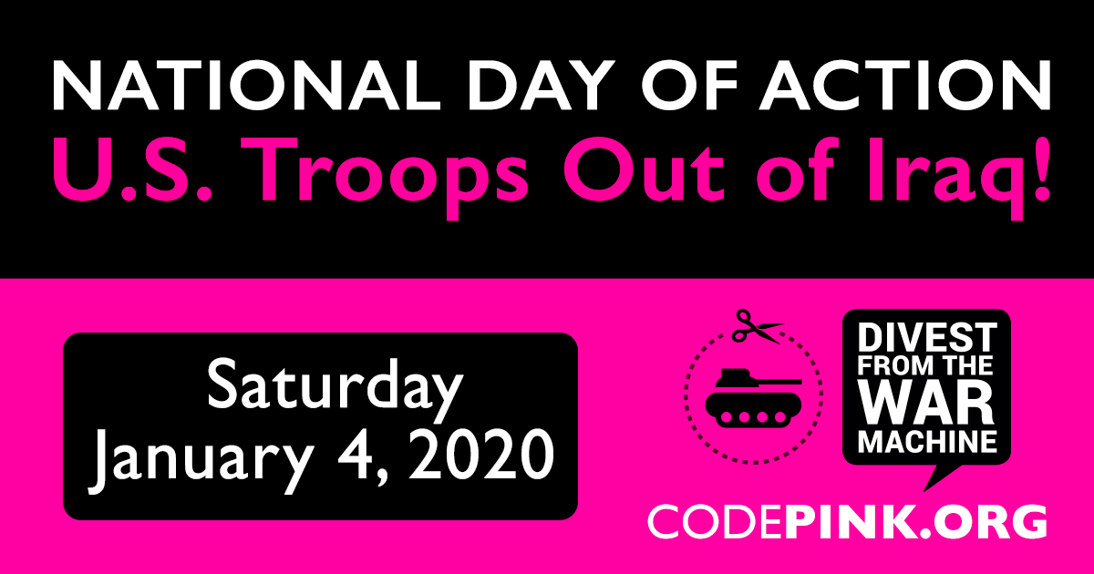 U.S. Troops Out of Iraq: National Day of Action Jan 4!