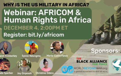 UFPJ organizer moderates international webinar