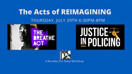 “ACTS of Reimagining” Workshop Compares “George Floyd Justice in Policing Act” and the “People’s Response Act”