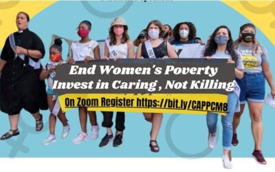 End Women’s Poverty: Invest in Caring Not Killing – International Women’s Day event now online