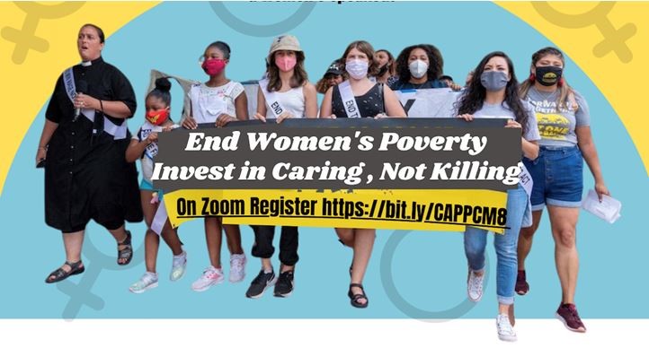 End Women’s Poverty: Invest in Caring Not Killing – International Women’s Day event now online