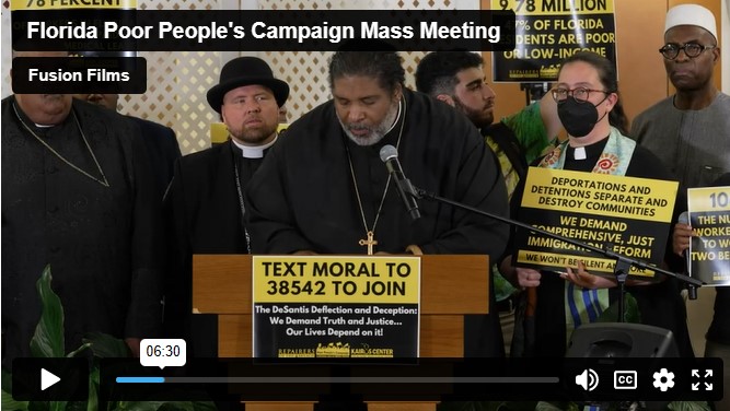 Message from the National Co-Chairs of the Poor People’s Campaign: A National Call for Moral Revival